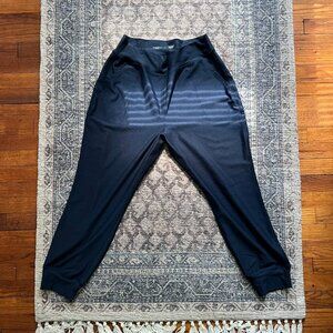 Old Navy Extra High-Waisted CloudComfy 7/8 Joggers Size Large Dusk Navy Color